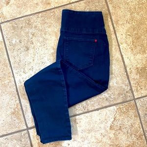 SPanks by Sara Blakey, higher waist, dark, skinny Jean